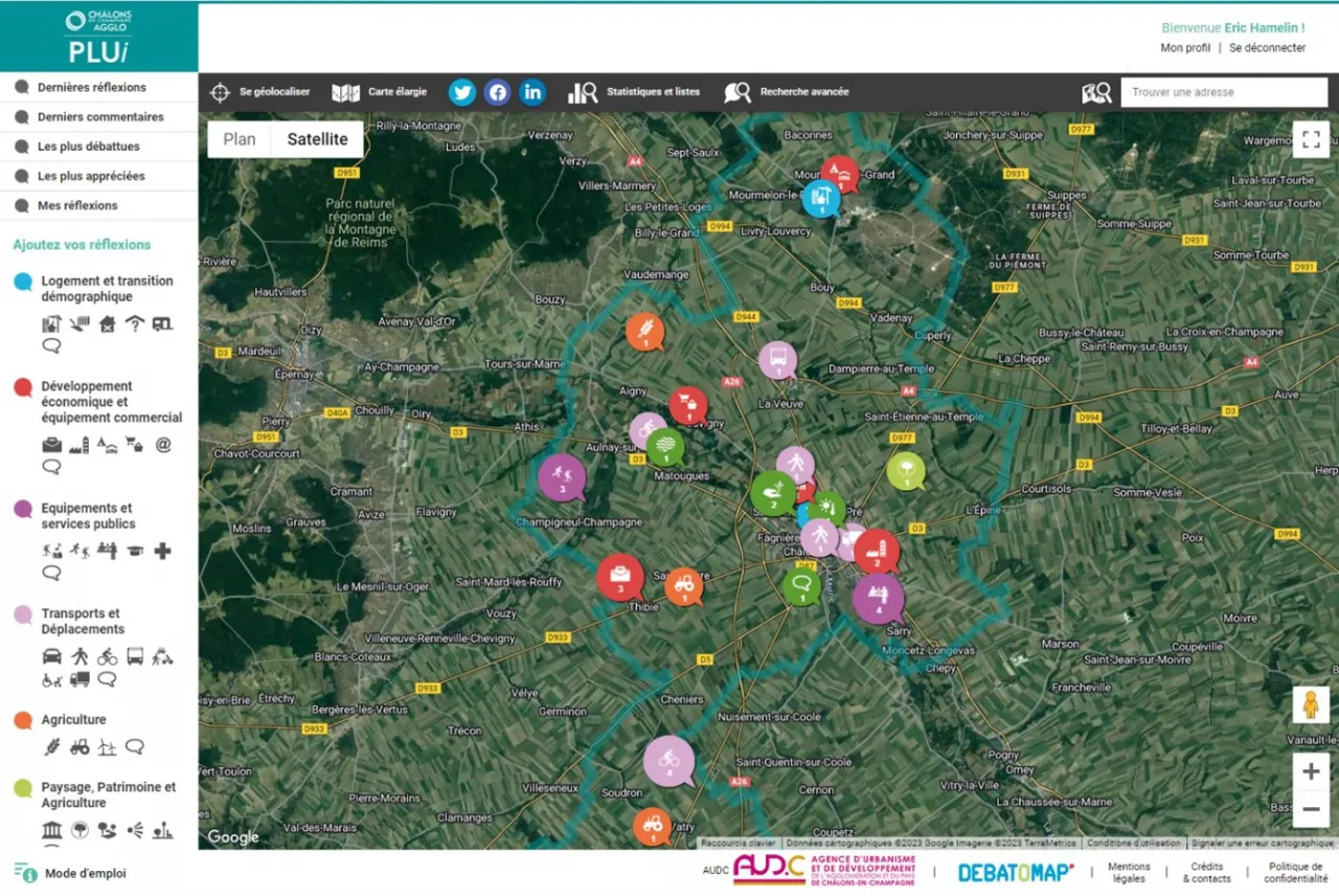 Une carte participative en ligne pour vous !